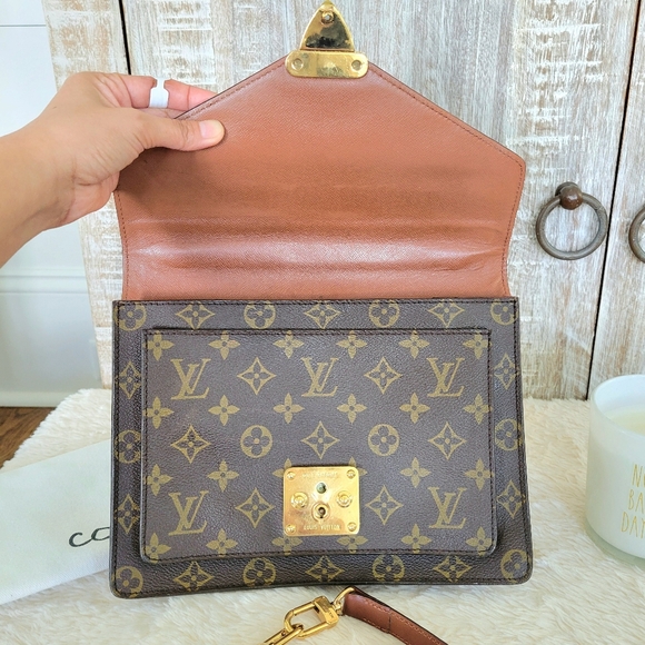 💕DISCONTINUED Very Rare Crossbody/ Shoulder Bag LOUIS VUITTON "Monceau" - Picture 4 of 16